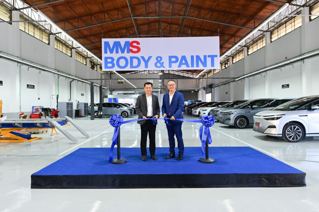 เอ็กซ์เผิง ประเทศไทย และ MMS เปิด ‘MMS Body and Paint’ ราชพฤกษ์ ศูนย์ซ่อมสี และตัวถังมาตรฐานสำหรับรถยนต์ไฟฟ้าแห่งแรก ที่